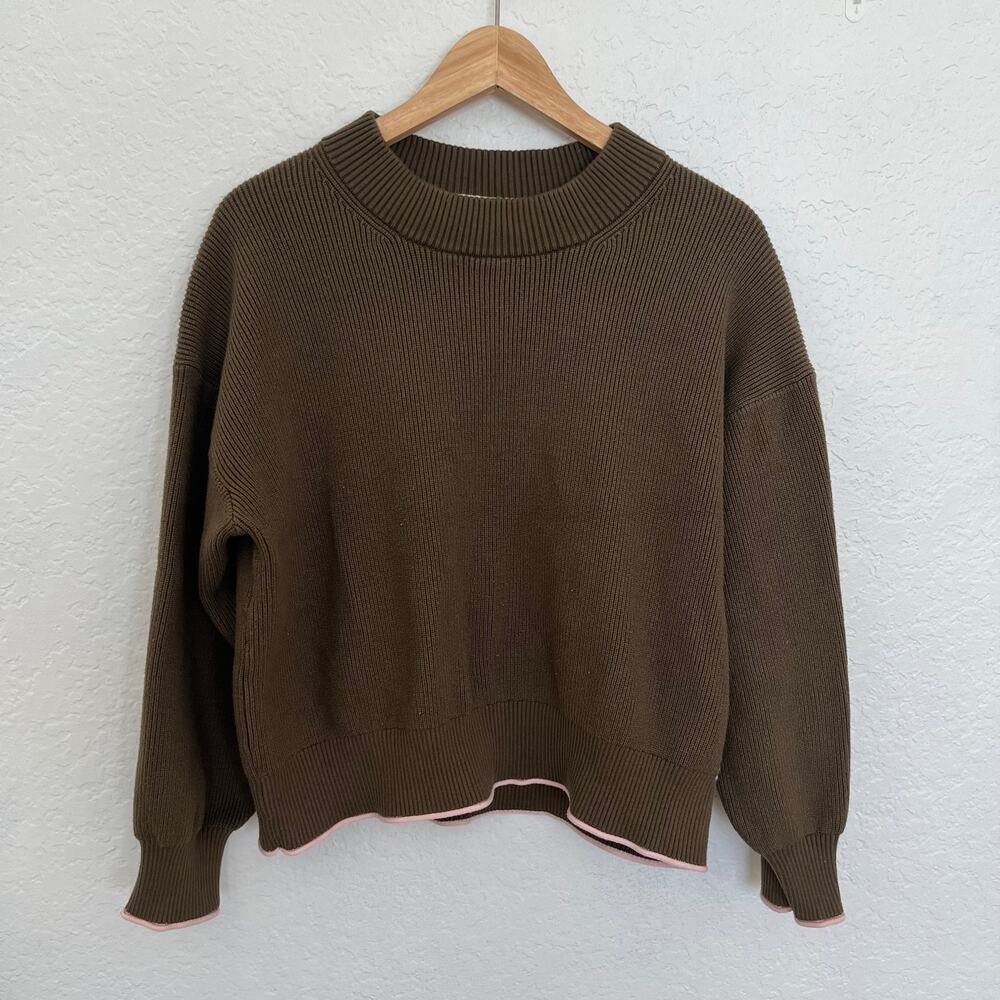 Scotch & Soda Women’s XL Olive Green Knit Sweater